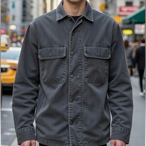 Banana Republic Men's Charcoal Field Jacket